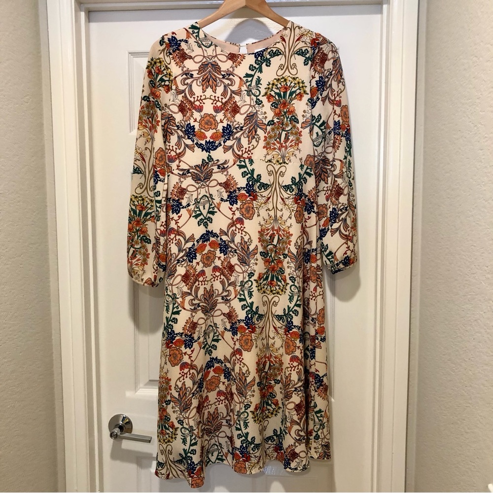 Anthropologie ESLEY Floral Dress Size Small